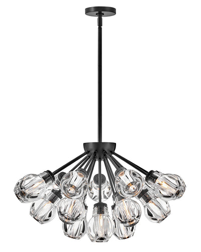 Fredrick Ramond - FR46956BLK - LED Pendant - Elise - Black