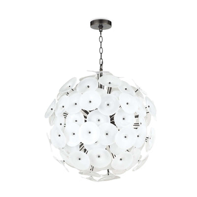 Regina Andrew - 16-1243WT - Nine Light Chandelier - Poppy - White