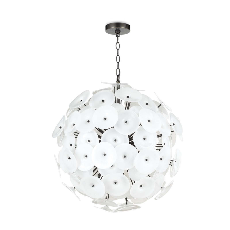 Regina Andrew - 16-1243WT - Nine Light Chandelier - Poppy - White