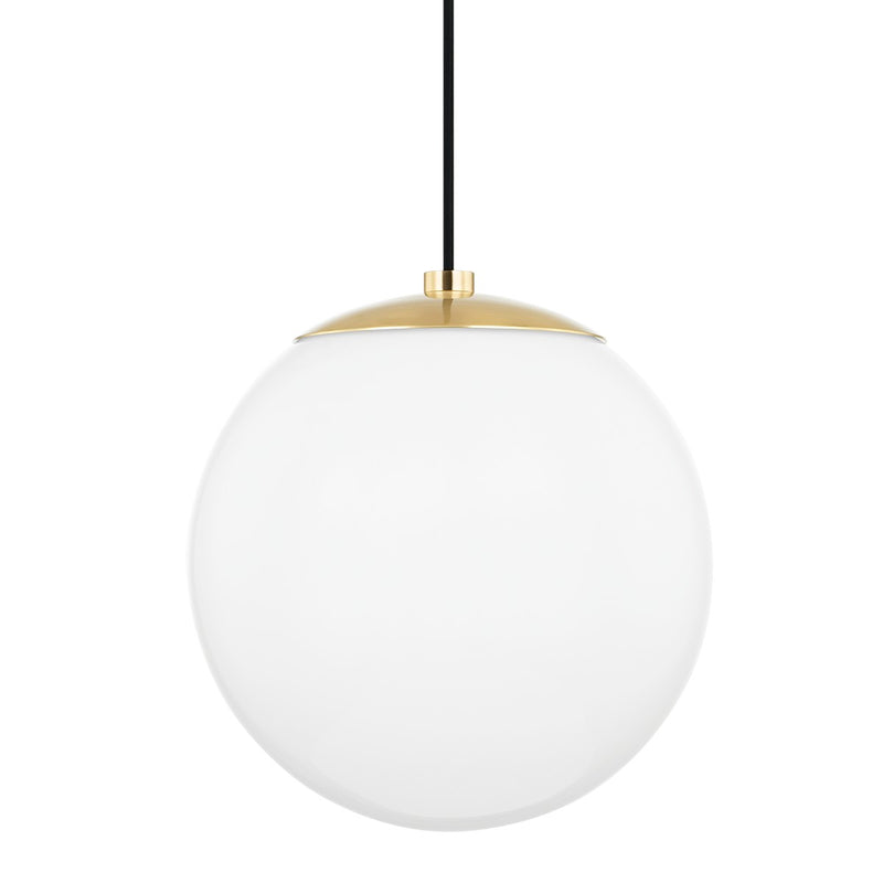 Mitzi - H105701L-AGB - One Light Pendant - Stella - Aged Brass