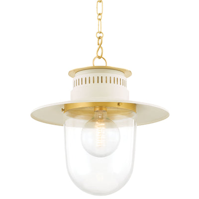 Mitzi - H773701L-AGB/SCR - Aged Brass / Cream