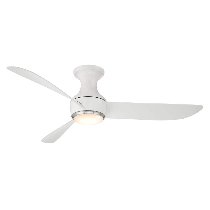 Modern Forms Fans - FH-W2203-52L-BN/MW - 52"Ceiling Fan - Corona - Brushed Nickel/Matte White