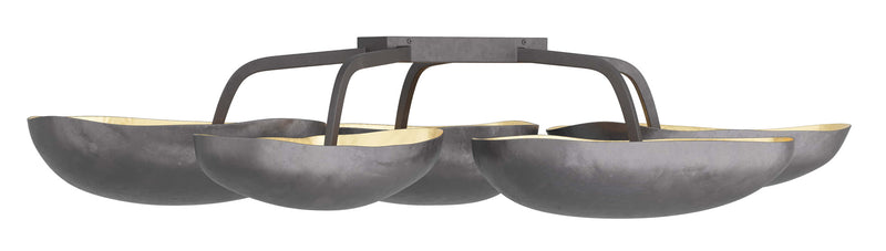 Arteriors-Theo Ceiling Light-Blackened Iron