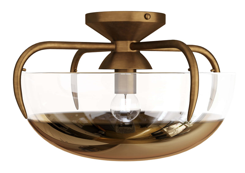 Arteriors-Corona Ceiling Light-Antique Brass