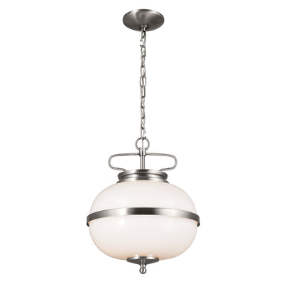 Kichler - 52478CLP - Two Light Pendant - Opal - Classic Pewter