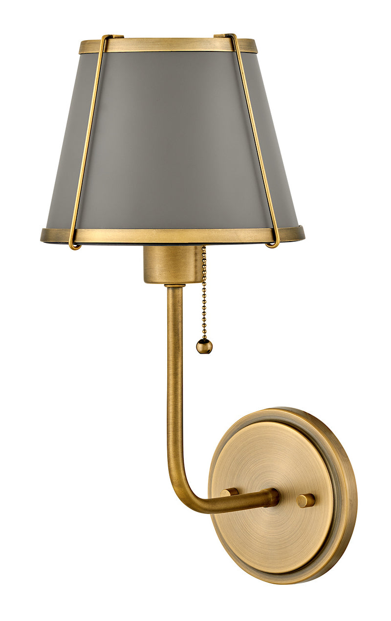 Hinkley-4890LDB-Matte Grey / Brass