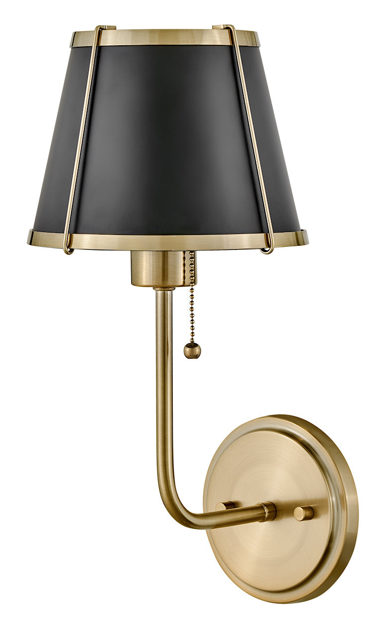 Hinkley-4890WS-Black / Warm Brass