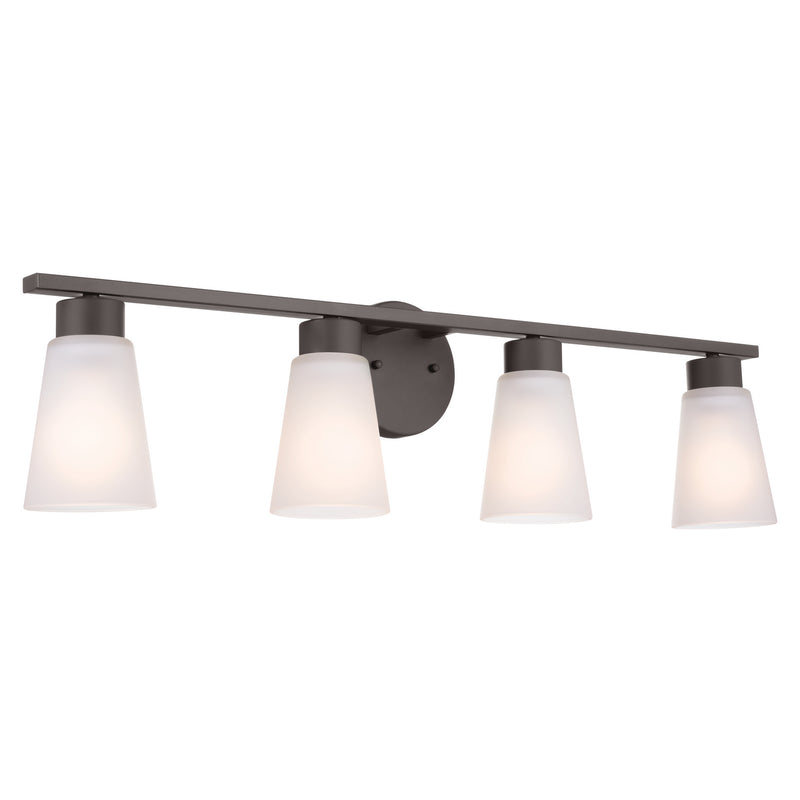 Kichler - 55122OZ - Four Light Bath - Stamos - Olde Bronze