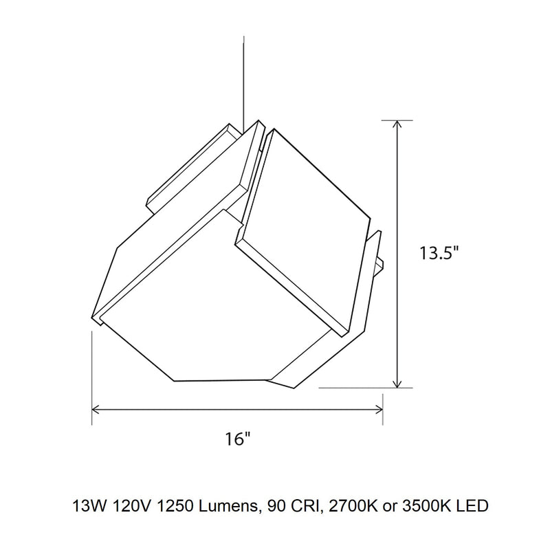 Mica LED Pendant Light