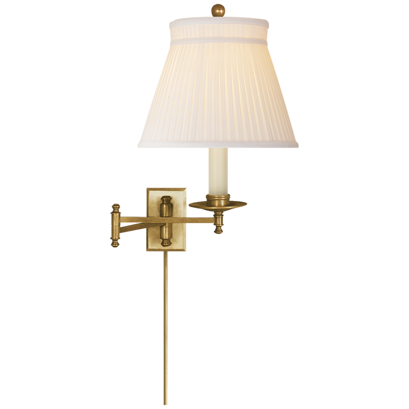 Visual Comfort Chapman & Myers Dorchester Swing Arm Wall Light - Thumbnail 2
