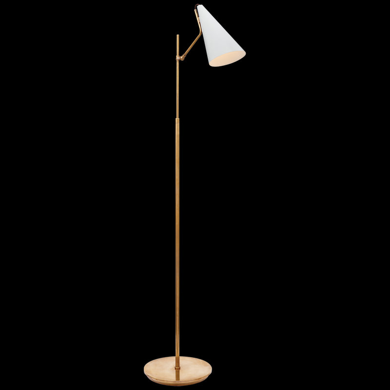 AERIN - ARN1010HAB-WHT - Hand-Rubbed Antique Brass / White