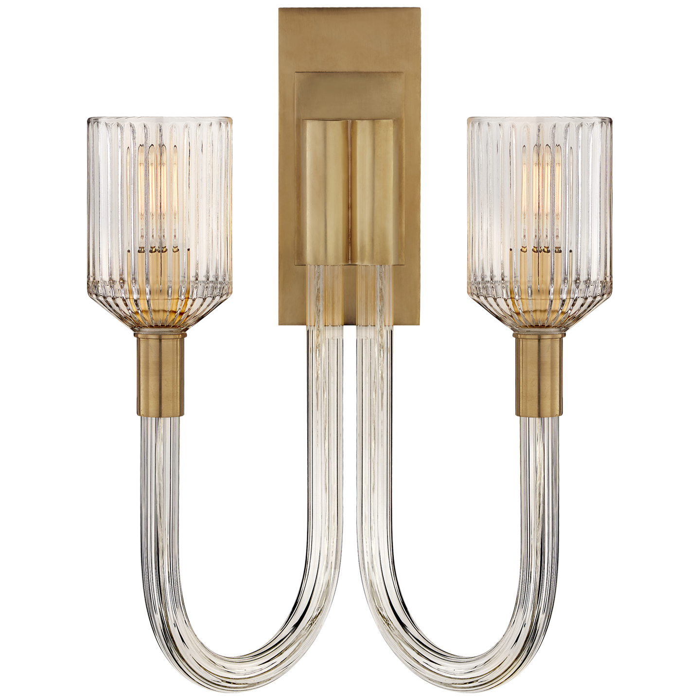 Visual Comfort Signature Reverie Brass Wall Sconce | Cleveland Lighting