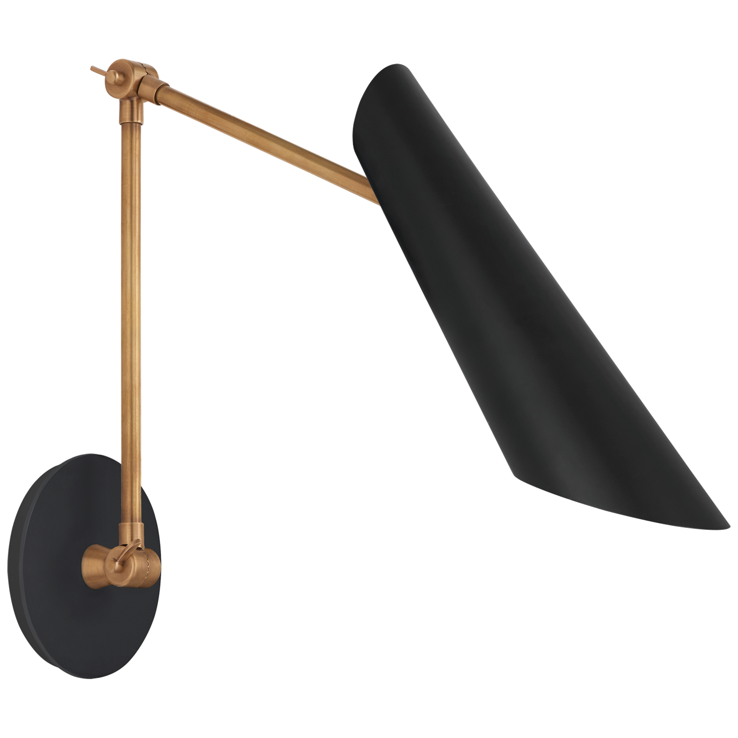 Franca Double Library Wall Light - ARN 2411HAB-BLK by Visual Comfort ...