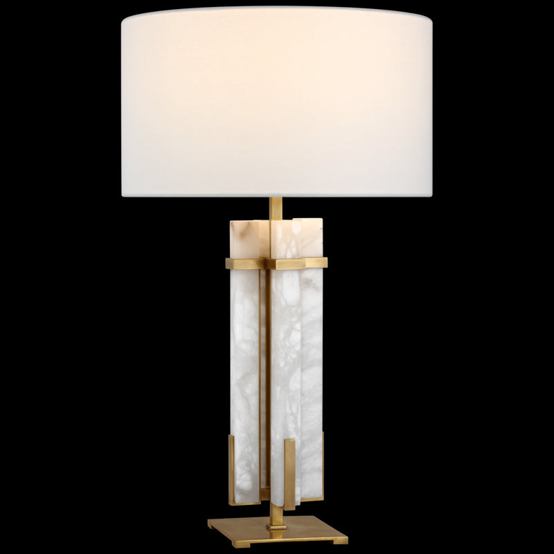 Ian K. Fowler - S3910HAB/ALB-L - Hand-Rubbed Antique Brass / Alabaster