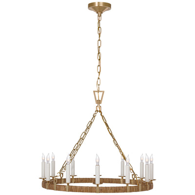 Chapman & Myers - CHC5872AB/NRT -  Natural Rattan / Antique Burnished Brass