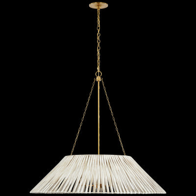 Marie Flanigan - MF5035SB-WW - White Wicker / Soft Brass