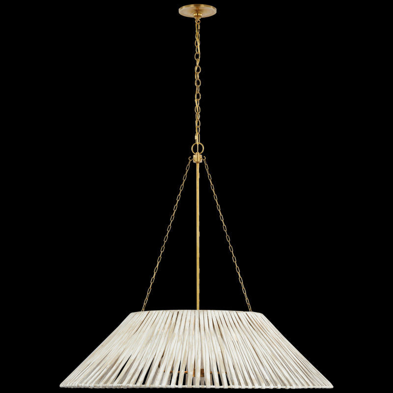 Marie Flanigan - MF5035SB-WW - White Wicker / Soft Brass