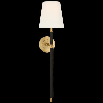 Thomas O'Brien - TOB2582HAB/CHC-L - Hand-Rubbed Antique Brass / Chocolate Leather