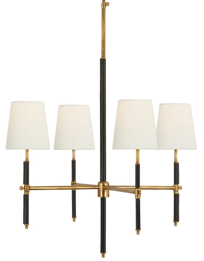 Thomas O'Brien - TOB5580HAB/CHC-L - Hand-Rubbed Antique Brass / Chocolate Leather