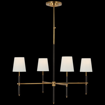 Thomas O'Brien - TOB5582HAB/CHC-L - Hand-Rubbed Antique Brass / Chocolate Leather