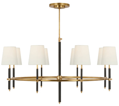 Thomas O'Brien - TOB5588HAB/CHC-L - Hand-Rubbed Antique Brass / Chocolate Leather