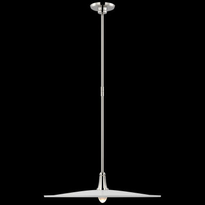 Thomas O'Brien - TOB5492PN-WHT - Polished Nickel / White