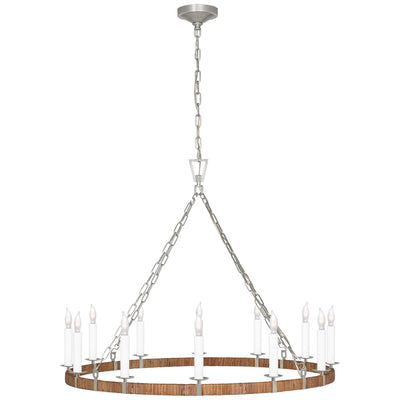 Chapman & Myers - CHC5873PN/NRT - Natural Rattan / Polished Nickel