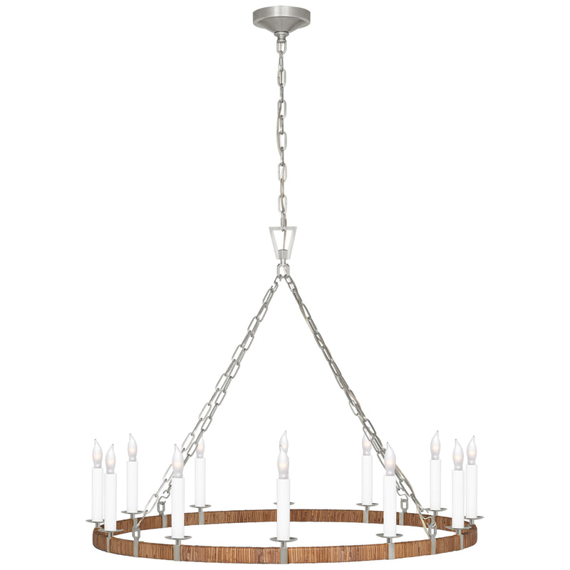 Chapman & Myers - CHC5873PN/NRT - Natural Rattan / Polished Nickel