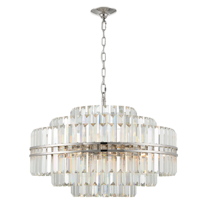 Crystorama - HAY-1407-PN - 16 Light Chandelier - Hayes - Polished Nickel