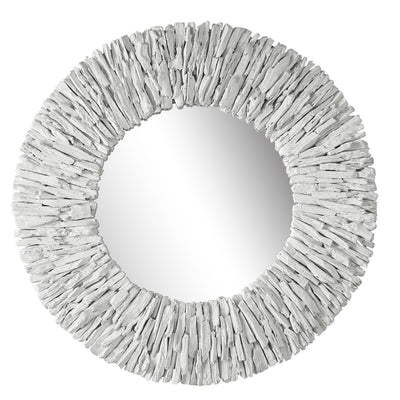 Uttermost - 09808 - Mirror - Teak Branch - Matte White