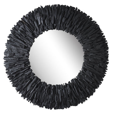 Uttermost - 09811 - Mirror - Teak Branch - Satin Black