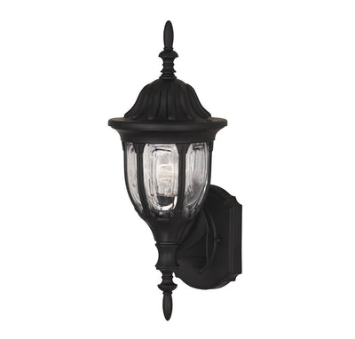 Meridian - M50057BK - One Light Outdoor Wall Sconce - Black