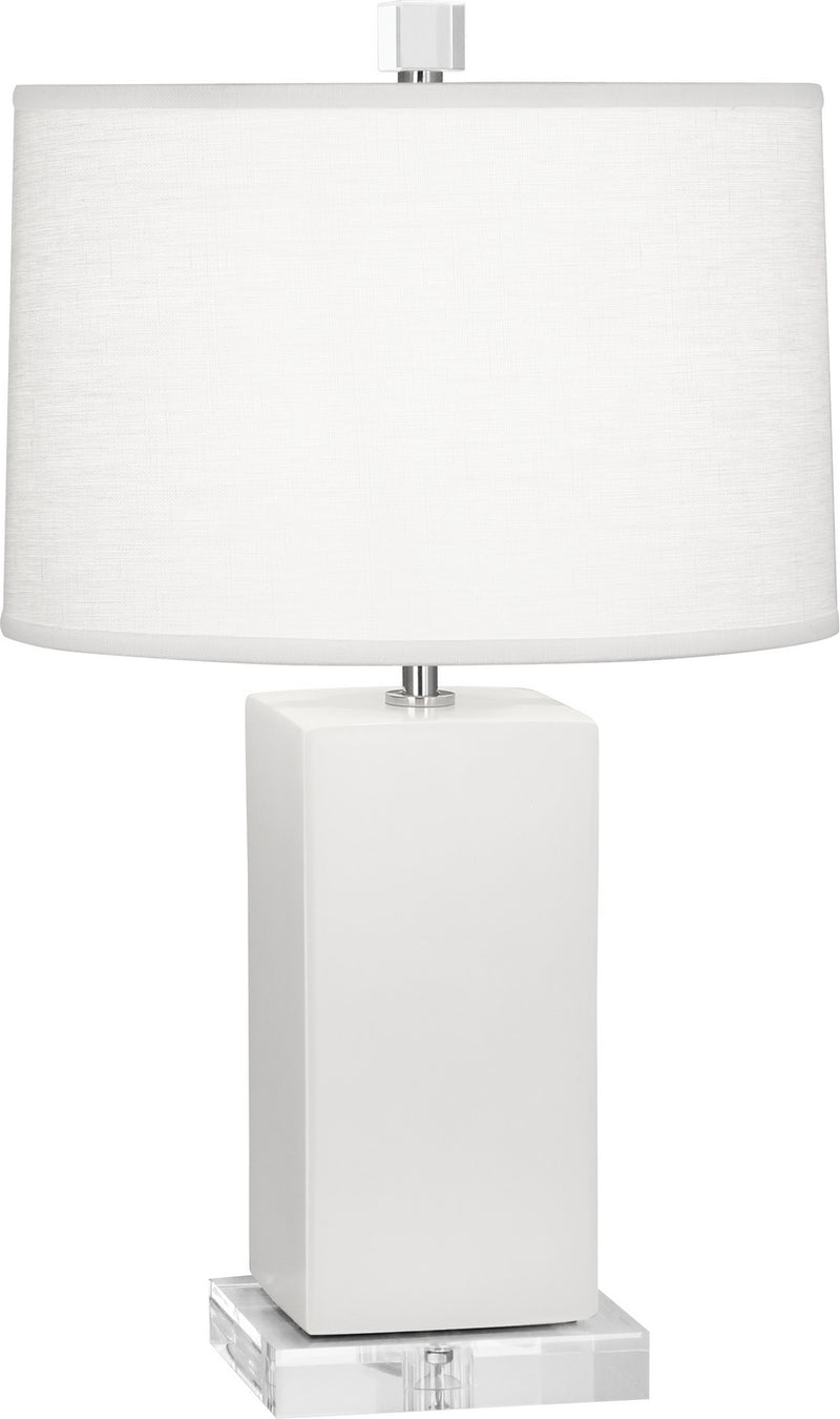 Robert Abbey - MLY90 - One Light Accent Lamp - Harvey - Matte Lily Glazed Ceramic