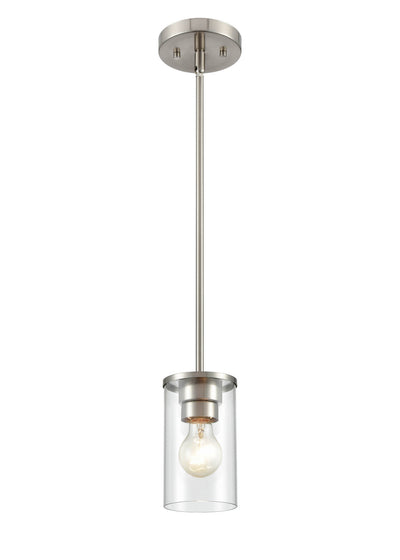 Millennium - 2711-BN - One Light Pendant - Verlana - Brushed Nickel