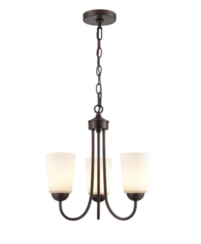Millennium - 9803-RBZ - Three Light Chandelier - Ivey Lake - Rubbed Bronze