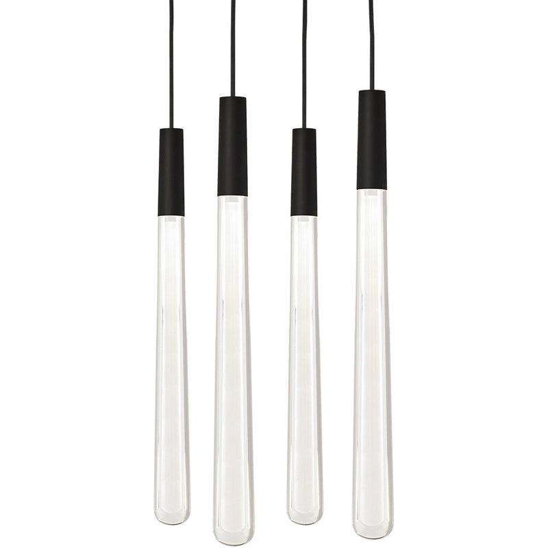 Visual Comfort Modern - 700TRSPPYLC4RB-LED930 - Nightshade Black