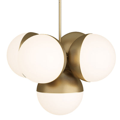 Arteriors-Baptiste Chandelier-Antique Brass