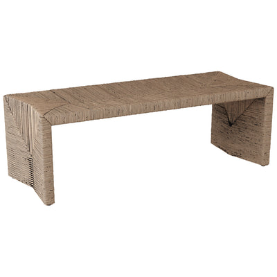 Arteriors-Zuri Bench-Rattan