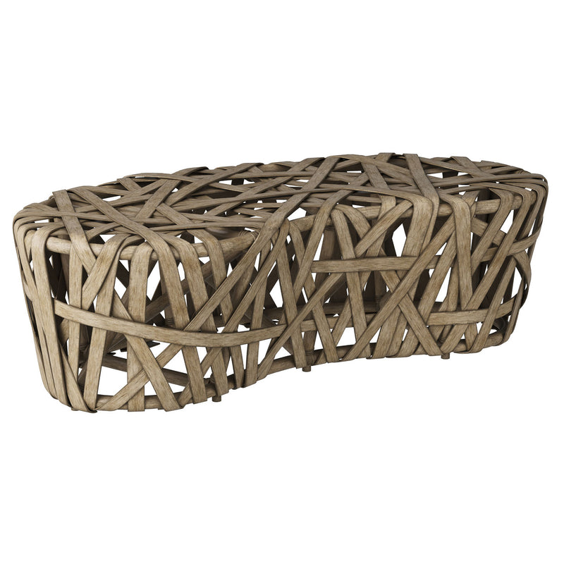 Arteriors-Horatio Bench-Rattan