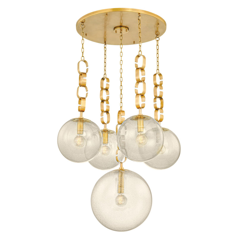 Corbett Lighting-374-38-VB-Vintage Brass