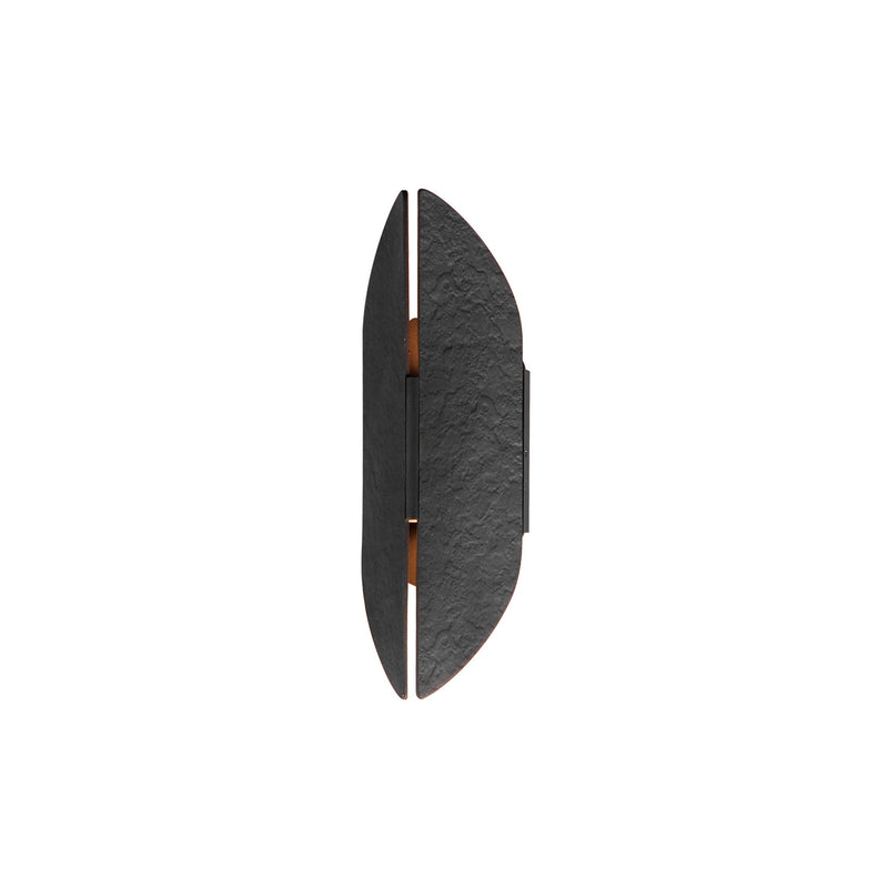 ET2 - E30142-BKAB - LED Outdoor Wall Sconce - Tectonic - Black / Antique Brass