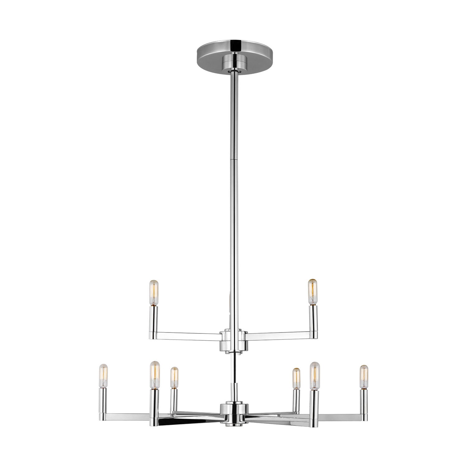 Fullton Two Tier Chandelier Visual Comfort Studio Cleveland Lighting