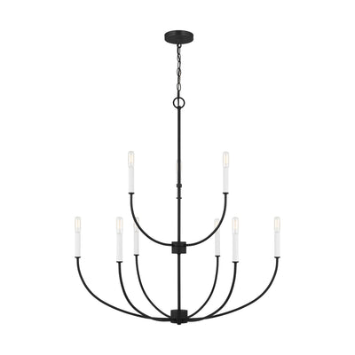 Visual Comfort Studio - 3167109EN-112 - LED Chandelier - Greenwich - Midnight Black