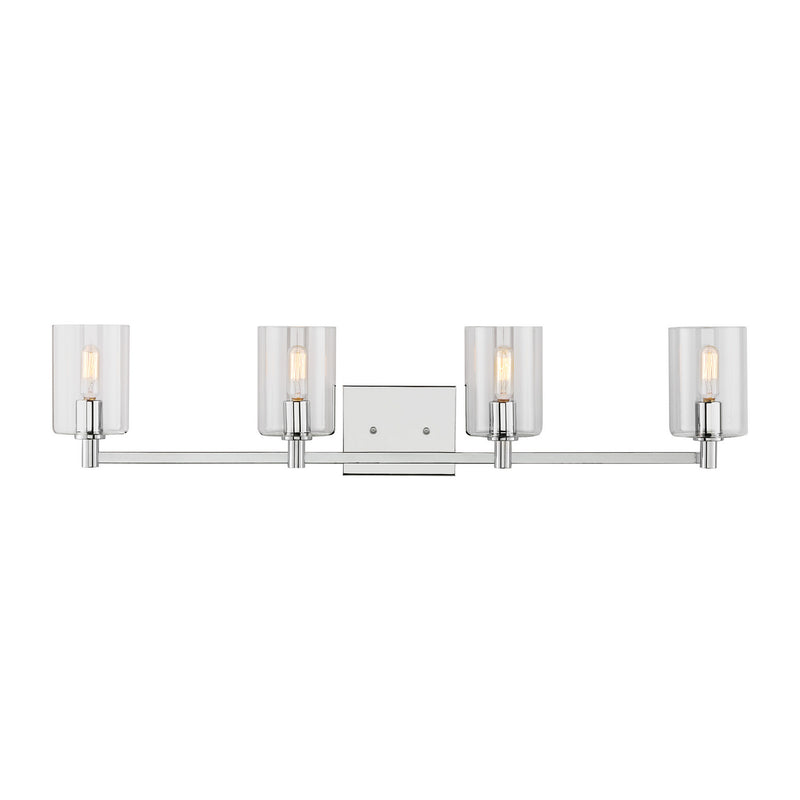 Visual Comfort Studio - 4464204-05 - Four Light Bath Vanity - Fullton - Chrome