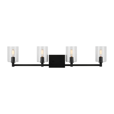 Visual Comfort Studio - 4464204EN-112 - LED Bath Wall Sconce - Fullton - Midnight Black