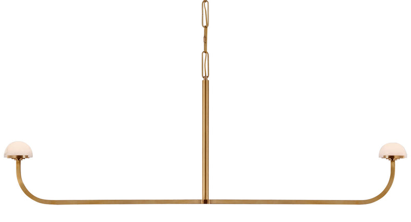 Kelly Wearstler - KW5625AB-ALB - Antique Burnished Brass / Matte White
