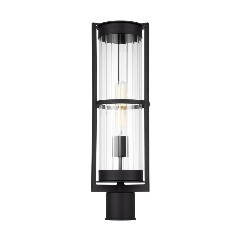 Visual Comfort Studio - 8226701-12 - One Light Outdoor Post Lantern - Alcona - Black