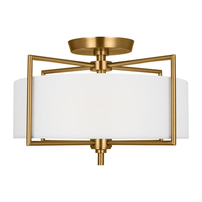 Visual Comfort Studio - CF1122BBS - Two Light Semi-Flush Mount - Perno - Burnished Brass