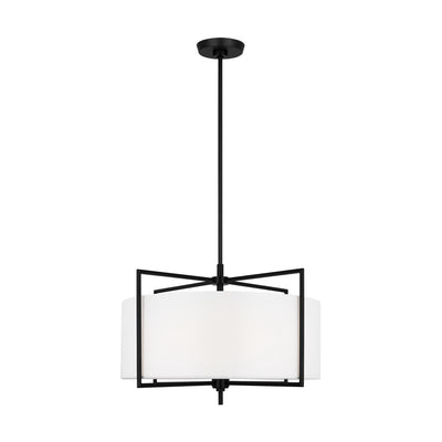 Visual Comfort Studio - CP1394AI - Four Light Pendant - Perno - Aged Iron