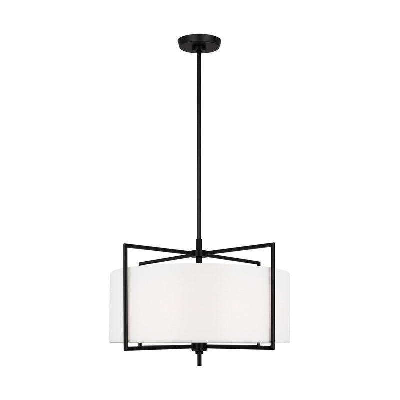 Visual Comfort Studio - CP1394AI - Four Light Pendant - Perno - Aged Iron